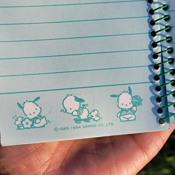 Vintage authentic 1990s Y2K SANRIO Pochacco dog Hello Kitty spiral notebook - Picture 4 of 16